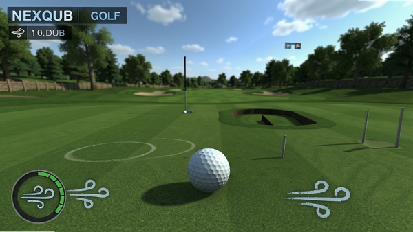 NEXQUB Golf ��Ϸ��ͼ ��ʵ�������� �߶������ڹ������ ����ָʾ�� 3D�򳡳���