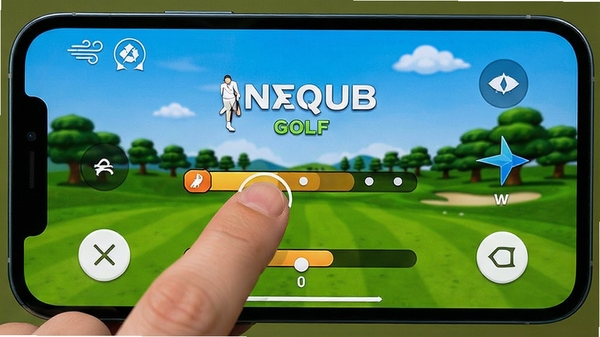 NEXQUB Golf ���ֽ̳� ��ָ�������� ������ ����ָʾ �ֻ���Ļ������ʾ