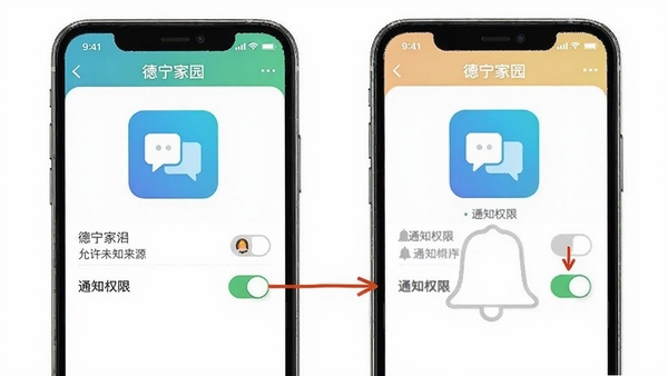 ������԰APP���ֻ��ϵİ�װȨ�����ý���ʾ��ͼ����ע������δ֪��Դ���͡�֪ͨȨ�ޡ�����λ��