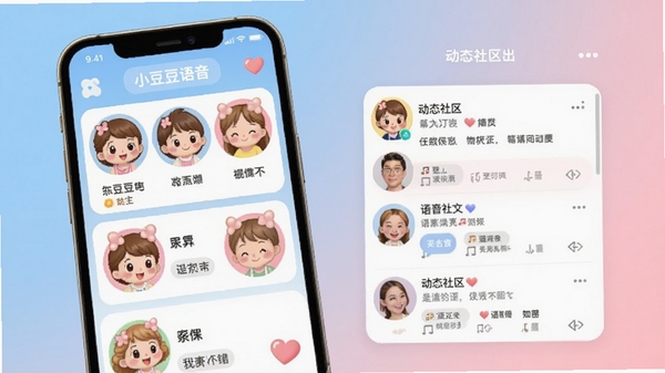 С��������app������չʾ�����¿ɰ��Ŀ�ͨ����ֻ���Ļ����ʾ�������������б��Ͷ�̬������������Ϊ��͵����۽���ɫ��ͻ����Ȥ�罻��Χ