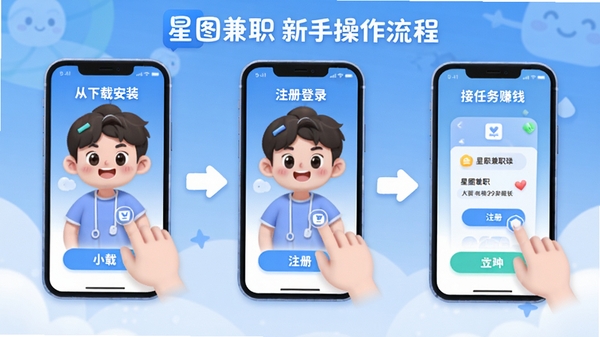 ��ͼ��ְAPP���ֲ�������ͼ�������ذ�װ��ע���¼�ٵ�������׬Ǯ������������ʾ����ͨ������������ֻ����棬������ɫ���������а�����ͼ��ְ����
