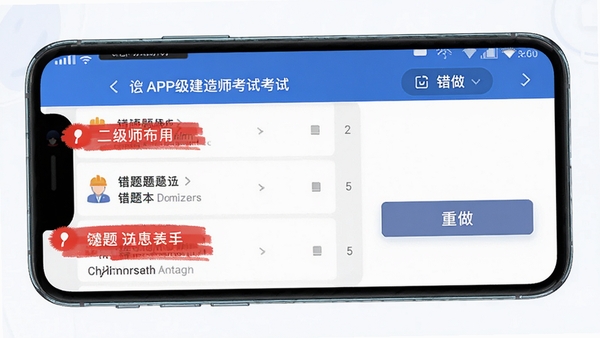 ��������ʦ����APP���Ȿ����չʾ���ֻ���Ļ��ʾ�����б���������ť��������к�ɫ�����ʾ�������Ŀʵ��