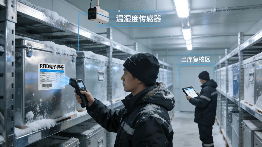 富澜德冷云-冷库管理助手 冷库传感器安装位置示意
