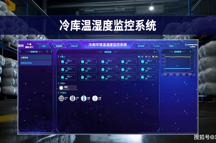富澜德冷云-冷库管理助手 温控预警历史曲线数据截图