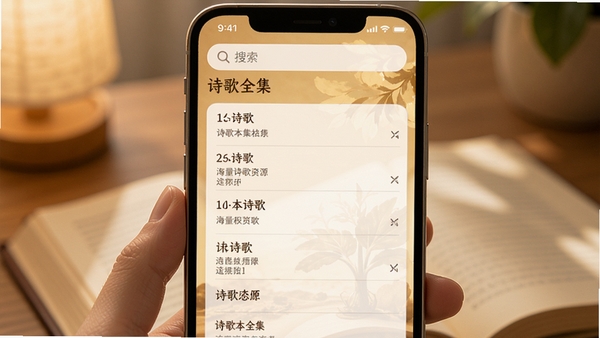 ʫ�豾ȫ����������չʾ���ֻ���Ļ����ʾ�������е�ʫ��Ŀ¼�б���������������Ŀ�����������ů��ͻ������ʫ����Դ���ݼ�������