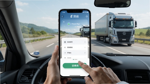 չʾE����ƽ̨APP���ֻ���Ļ������������˾�����ڵ���ӵ���ť�������ǹ�·�Ϳ����ĳ���ͼ