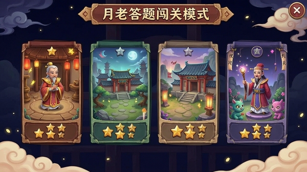 ���ϴ��ⴳ��ģʽ��ͼ���棬չʾ��ͬ����ؿ����Ǽ�����