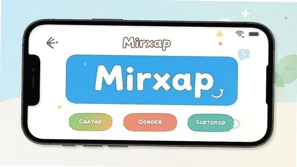 Mirxap��������չʾ���ֻ���Ļ����ʾMirxapӦ�õĻ������棬ɫ�����ޣ�������ť�����ɼ�������Ϊ��Լ���ͻ����������Mirxap�������Χ������Ȥ