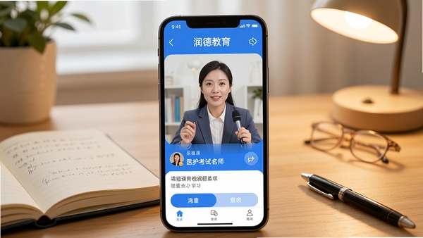 ��½���APP������Ƶ�γ�ѧϰ���棬�ֻ���Ļ��ʾҽҩ��������ʦ���λ��棬��������ˬ����ɫ��ɫ���������Ϸ��űʼǱ��ͱʣ���ܰѧϰ��Χ