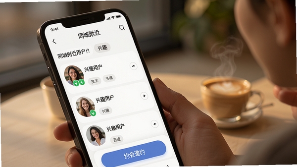����Լ��ȦAPP��ҳչʾͬ�Ǹ����û��б�����Ȥ��ǩƥ����棬�����������ִ���ͻ��������֤��ʶ��Լ����Լ��ť���ֻ���Ļչʾ����͹��ߣ��罻������Χ