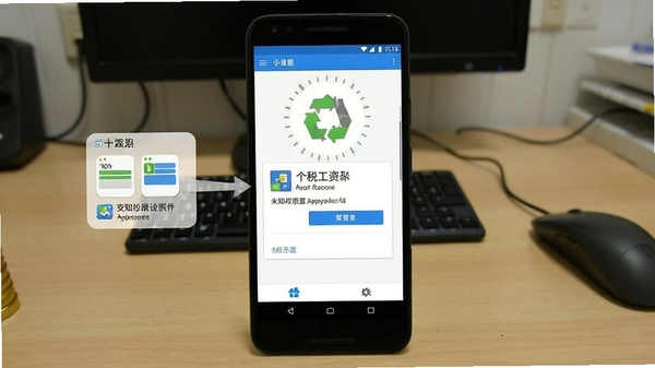 个税工资计算软件安装权限设置示意图,展示安卓手机未知来源应用开启界面