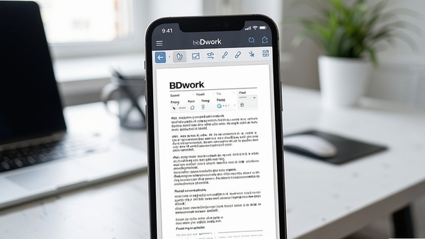 BDwork�����ĵ��༭����չʾ���ֻ���Ļ��ʾ�������ĵ��Ű��빤����������Ϊ���칫����