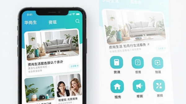 ��������APP������չʾ��������µ�����������ֻ�Ӧ��UI��ƣ�������Ѷ��Ƭ�͹���ͼ�꣬����������ɫ�����ִ���ʮ��