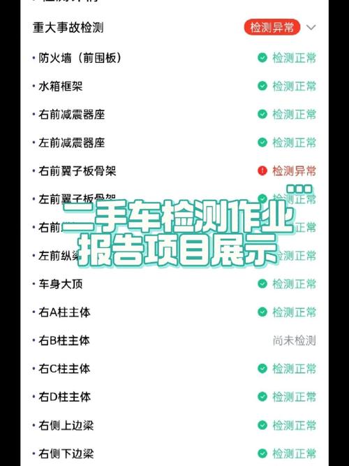 直麦二手车车源信息查询工具 车源筛选条件设置 车况比对配图