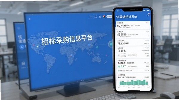 信翼通招标系统 移动端招标采购信息平台 界面展示