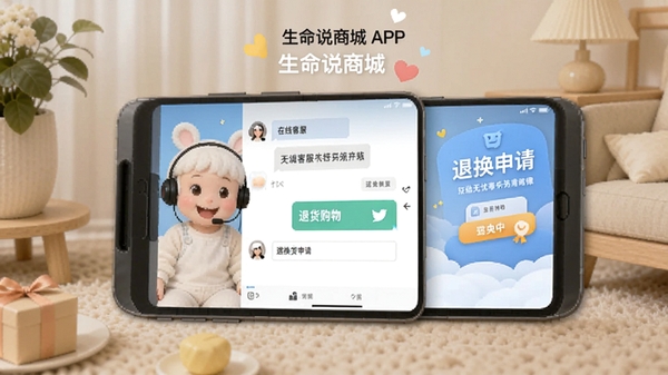 ����˵�̳�APP�ۺ����ҳ�棬չʾ���߿ͷ��Ի��������˻���������ڣ������Ѻã�ͻ�����ǹ��ﱣ��