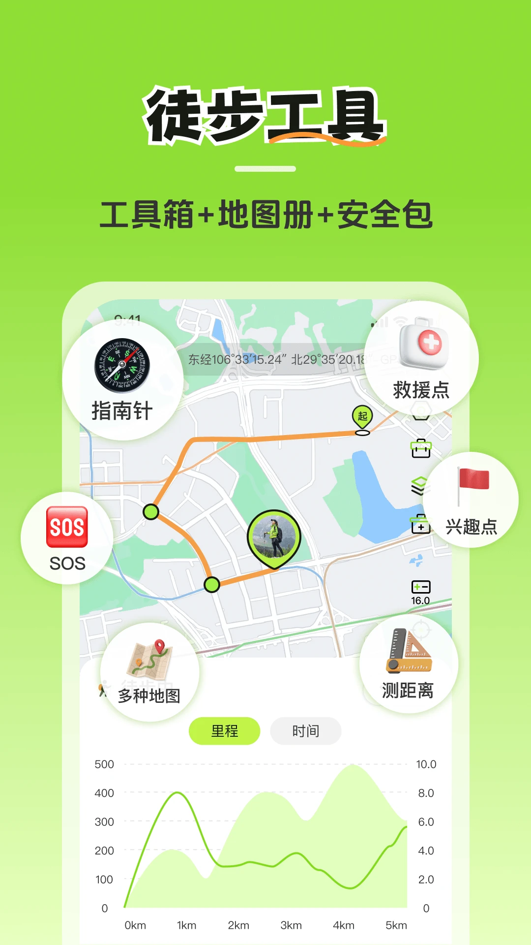 徒步轨迹-户外轨迹记录工具截图