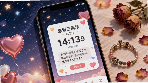 ˽���Ķ�Ӧ�õļ����յ���ʱ���ܽ��棬�ֻ���Ļ��ʾ�š����������ꡱ�ĵ���ʱ��Ƭ���������������ǿպͰ������򣬿�Ƭ�����Զ�����������ԣ��Ա߷��������������͸�õ�廨�꣬������ܰ����