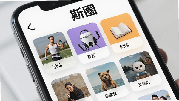 ˹ȦAPP��ȤȦ���罻����չʾ���ֻ���Ļ����ʾ�����ȤȺ�鿨Ƭ�������˶������֡��Ķ��ȱ�ǩ���������¼�࣬ͻ���罻������Χ���������ơ�˹Ȧ����Ŀ��ʾ�ڶ���