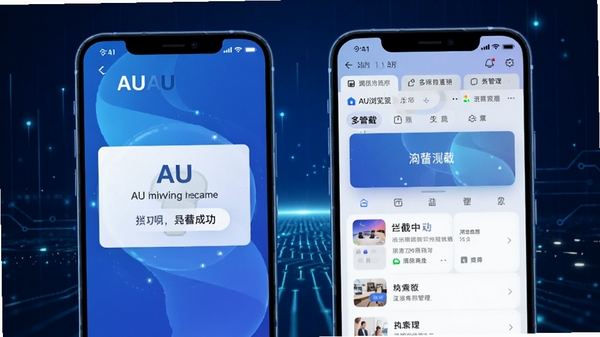 AU���������չʾͼ���ֻ���Ļ����ʾ������سɹ���ʾ����ǩ�������棬�Ƽ�����ɫ����ͻ��AU���������