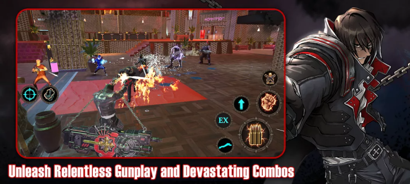 枪墓GORE安卓移植版(Gungrave G.O.R.E. UEE Mobile)截图