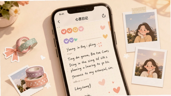 ��Ը�ռ�app����չʾ���������˷���ֻ���Ļ����ʾ��ɫ�����ǩ���ռ����֣��Ա�����ֽ��ͼƬ�����ůɫ������ƽ�廭��