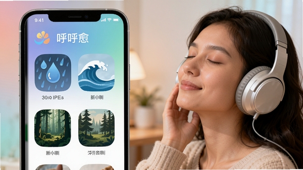 ��������������Ƶ����棬�ֻ���Ļչʾ�Ÿ�����Ȼ��Ч��ͼ�꣬����Ρ����ˡ�ɭ�ֵȣ���������͵Ľ���ɫ�ʣ�һλ�û����Ŷ�������������������ܰ���ʣ�����app��logo�����ɼ�
