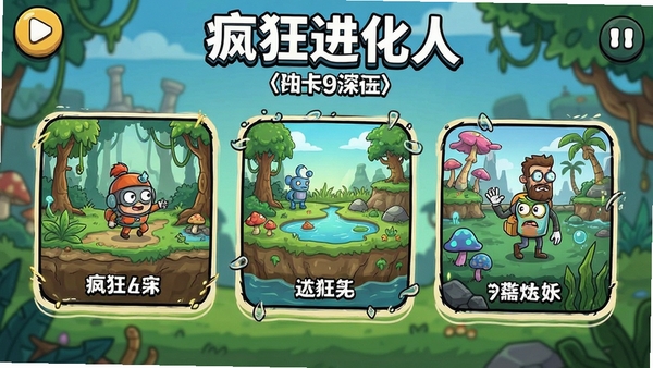 �������˹ؿ�ѡ����棬��ʾ�����ͬ��̬�����Ĺؿ�ͼ�꣬���ͨ��Ȥ