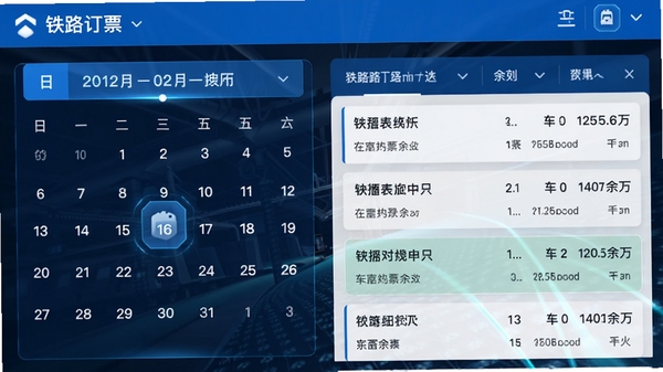 ��·��Ʊ����������ѡ���복��ɸѡ���棬��ʾ�����Ͳ�ͬ���ε���Ʊ��Ϣ��������пƼ�����ɫ����ͻ����·��Ʊ����