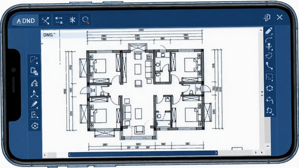 CAD������ѿ�ͼ���ֻ��˴�DWGͼֽ����չʾ��ͼֽ�������ţ���������࣬�ֻ���Ļ��ʾ����ƽ��ͼ���Ƽ�����ɫ��