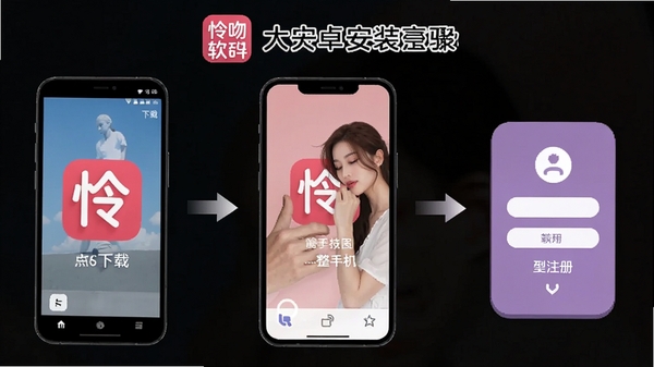 ����app��׿�ֻ���װ����ʾ��ͼ��չʾ�����ص�ע����������̣�����������������
