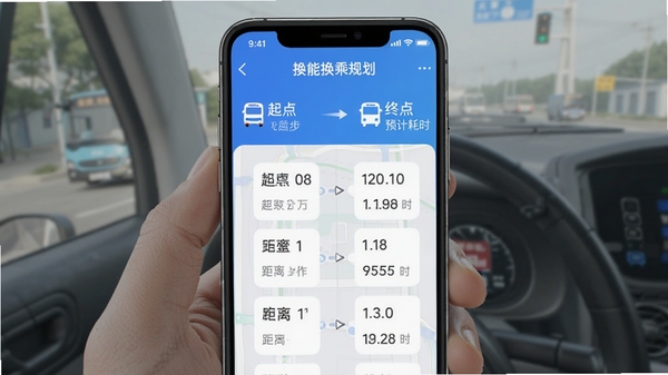 ���ڹ���APP���ܻ�����·�滮���棬�ֻ���Ļչʾ����㵽�յ�Ķ��ֹ������з����Աȣ��������о����Ԥ�ƺ�ʱ����������ֱ��