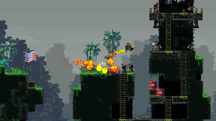 �ֵ��ع���Steam��ֲ��׿��(Broforce)��ͼ