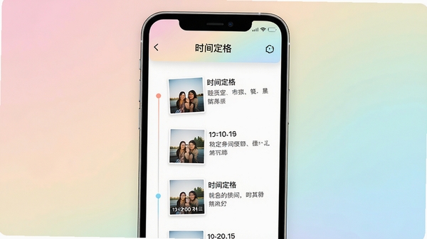 ʱ�䶨����������չʾ���ֻ���Ļ����ʾʱ�����¼�б���������Ƭ�����ֱ�ע�����������¼�Լ������Ϊ��͵Ľ���ɫ����ͻ����������