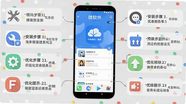 ΢app��׿�ֻ�ʹ�ü���ʾ��ͼ���ֻ���Ļ��ʾ΢�������н��棬�Ա��а�װ������Ż���ʾ��ͼ�꣬���ʵ�÷��