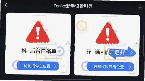 Zeniko��������������ͼ����ע��̨��������֪ͨȨ�޿���λ�ã�������к�ɫ��ʾͼ������ɫ�Ż���ʾ