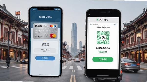 Nihao China��������չʾ���ֻ���Ļ��ʾ��������ҳ���ɨ��֧���ɹ����棬����Ϊ�й����н־�������ִ����
