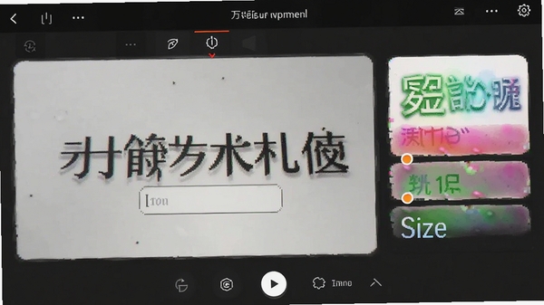 ����ˮӡ����Զ���༭���棬�û������������ֲ�����ˮӡ��ɫ�ʹ�С
