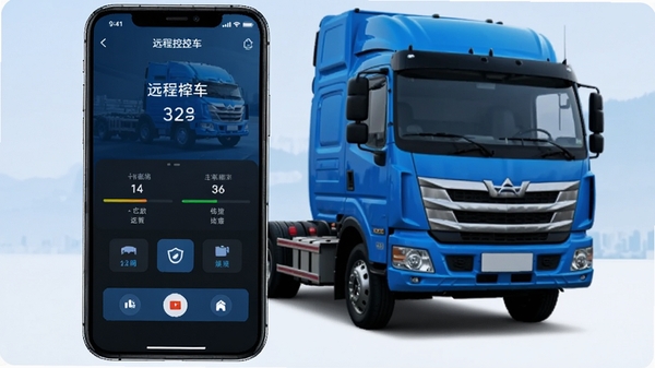 �泵��AppԶ�̿س������ͼ���ֻ���Ļ��ʾ����״̬��Զ�̿��ư�ť������Ϊ�����Ῠ���Ƽ�����ɫ��
